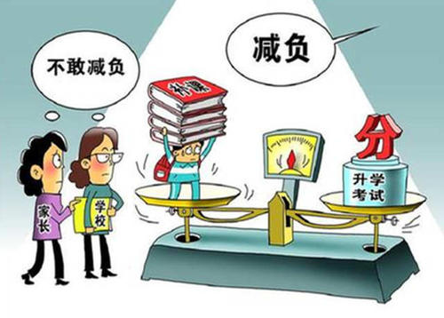 現在都在提倡給學生減負！那么您如何看待減負呢？
