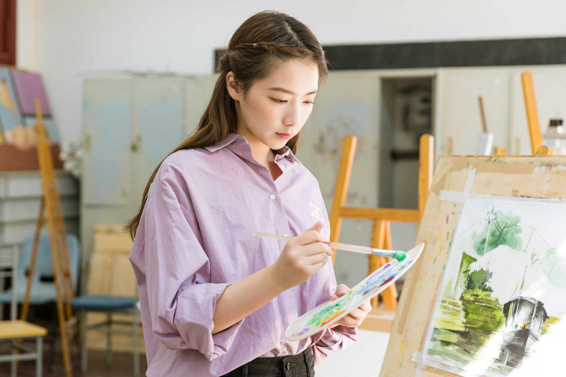 藝考生春節不放松，爭取拿高分